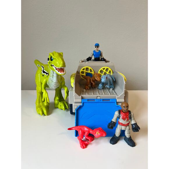 Fisher-Price Imaginext Jurassic Park Track & Transport Dino Truck - Picture 5 of 13